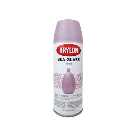 Krylon Diversified Brands KRY9051 Krylon Sea Glass - Rose; 12 Oz. KRY9051